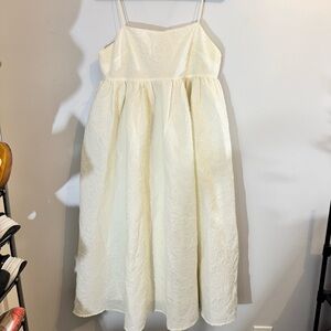 White Jacquard Semi-Formal